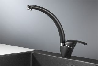 Смеситель для кухни Granula 2024, ЧЁРНЫЙ черный